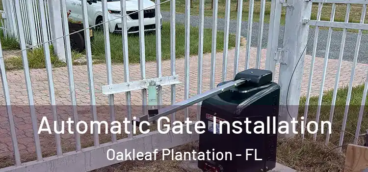 Automatic Gate Installation Oakleaf Plantation - FL