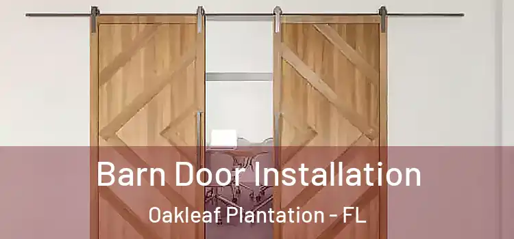 Barn Door Installation Oakleaf Plantation - FL