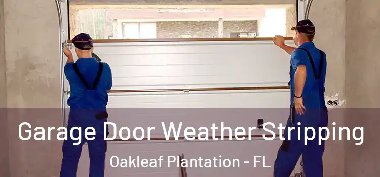  Garage Door Weather Stripping Oakleaf Plantation - FL
