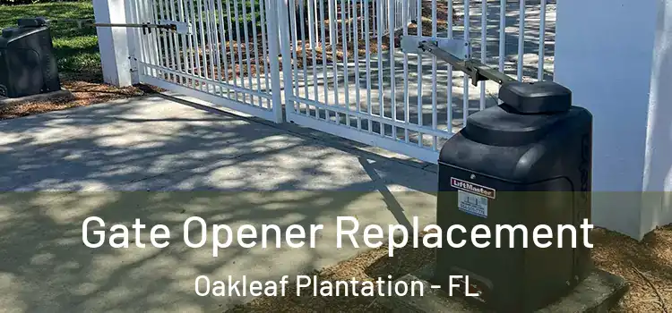  Gate Opener Replacement Oakleaf Plantation - FL