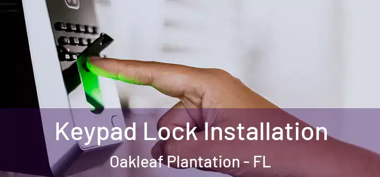  Keypad Lock Installation Oakleaf Plantation - FL