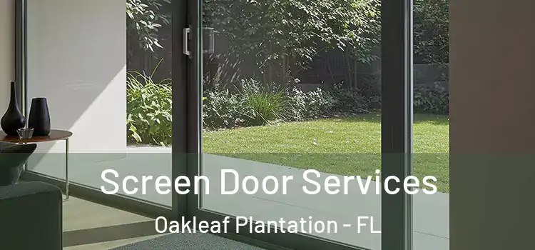  Screen Door Services Oakleaf Plantation - FL
