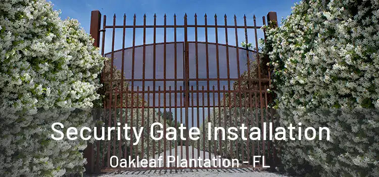 Security Gate Installation Oakleaf Plantation - FL