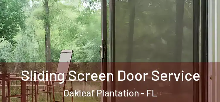Sliding Screen Door Service Oakleaf Plantation - FL